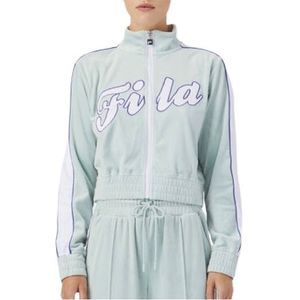 FILA Valery Velour Track Jacket - Size 1X